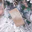 2 x Champagne Velvet Wired Ribbon with Glitter Back 2.5 Inch Ivory and Gold Christmas Wired Ribbon for Christmas Tree Decorations, Gift Wrapping, Mantel, Wreaths Supplies, Topper Bows (10 Yards)