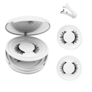 Meylora Magnetic Eyelashes with Applicator Natural Look, Reusable Eyelashes Magnetic Lashes, No Glue Needed Wispy False Lashes Kit Easy to Wear and Remove (Natural+Devil)
