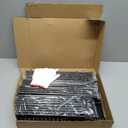 MOYIPIN Bookshelves, Assembled Storage Rack, Bedroom Living Room Vertical Cabinet Bookshelf, Double Row 10-Grid Multi-Functional Storage Equipment (Black)