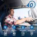 Bluetooth Headset, Wireless Headset with Upgraded Microphone AI Noise Canceling, On Ear Bluetooth Headset with USB Dongle for Office Call Center Skype Zoom Meeting Online Class Trucker