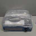 Vinyl Record Player with 2 Stereo Speakers Belt-Driven Vintage Turntables 3 Speed 3 Size Wireless Bluetooth Playback AUX-in RCA Out Headphone LP Vinyl Players Auto Stop Frosted Blue