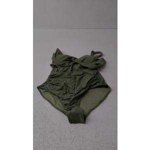 B2prity Women's Underwire One Piece Swimsuit Tummy Control Ruched Bathing Suit Criss Cross V Neck Swimwear (Small, Army Green) B2prity Women's Underwire One Piece Swimsuit Tummy Control Ruched Bathing Suit Criss Cross V Neck Swimwear (Small, Army Green)