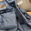 Outdoor Orthopedic Dog Bed for Medium Dogs & Cats, Waterproof Flat Pet Mat with Egg Crate Foam & Washable Removable Oxford Cover, 30x20 Inch, Blue