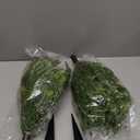 2 Pack Artificial Cypress Topiary Ball Trees with Ground Spike, 24" Norfolk Fake Bushes Shrubs UV Resistant Faux Plants Greenery for Outdoor Planters Garden Front Porch Pot Urn Fillers Spring Decor