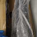 TASALON Rolling Salon Cart, Adjustable Height Premium Aluminum Tattoo Rolling Tray, Beauty Instrument Salon Table with Wheels, Cart for Hair Stylist Medical Dental Tray, Silver