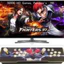 FVBADE [32000 in 1 78S Pandora Box Retro Games Arcade Game Console with Two Separate Host for PC & Projector & TV 3D Games 1-4 Players Category Favorite List Save/Search/Hide/Pause/Delete Game