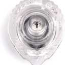 3 x Shower Handle, Compatible with Moen 100710 Series Thermostatic Single Bathtub and Shower Replacement Handle Kit, White with Water Drop Knob Insert, 1 Piece Pack