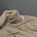 Amazon Essentials Women's Short Waisted Puffer Jacket (Tan) Small