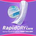 Always Discreet Adult Incontinence Pads for Women, Drier, 6 Drop Long Length, Extra Heavy Absorbency, Pads for Bladder Control Management, Bladder Leaks, & Postpartum Pads, 60ct
