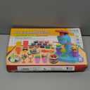 SANCO Dough Sets - 45Pcs Ice Cream Maker Kit with 12 Colors Clay Dough, Kitchen Creations Toy Food Set for Kids 3-8 , Birthday for Boys Girls