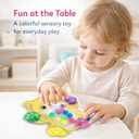 3 x Sean's Choice Color Sorting Toys for Toddlers, Roadtrip Travel Essenstial Fine Motor Autism Fidget Preschool Classroom Activities for Kids Easter Basket Stuffer (Cat)