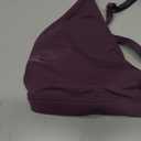 YEOREO Sports Bras for Women Strappy Padded Halter Ericie Open Back Light Impact Deep V Neck Yoga Workout Gym Tops S