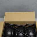 12 PCS Cauldron Halloween Decor, Large and Mini Black Plastic Hanging Cauldrons Serving Set, Spooky Witches Cauldron Desserts Candy Serving Bowls for Table Indoor Home Hocus Pocus Party Decorations