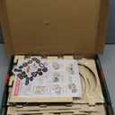 HIIMALEX Extra Large Bunny Castles Hideout Split Balcony for Indoor Bunnies Climbing Tower with Tunnel Sturdy House for Rabbits Ferrets Guinea Pigs Hamsters Ventilated Enrichment Toys Habitat