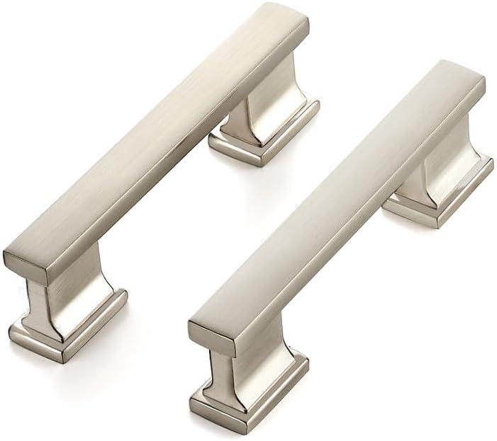 Ravinte Hardware 20 Pack 3 Inch (76mm) Brushed Nickel Cabinet Pulls, Heavy Duty Kitchen Drawer & Cupboard Handles, Solid Cabinet Hardware