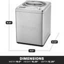 Waring Commercial 2.5 -Quart Compressor Ice Cream Maker 120V