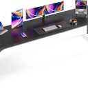 Huuger Computer Desk, 86.6 Inch Home Office Desk