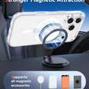 FNTCASE for iPhone 17 Pro-Max Case: Magnetic Transparent Phone Cases with Screen Protector Slim Military Grade Drop Protection Rugged Shockproof Protective Cell Phone Cover (A-Clear)