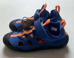 Zeroxposur Kids Youth Outdoor Footwear Water Sandals Blue Orange Size 4