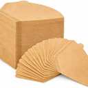Hogurity Coffee Filters 2, Set of 400 Disposable #2 Cone Coffee Filter Unbleached Natural Coffee Filters 2 Cone Paper for Pour Over Coffer Makers/Coffee Dripper Cones(2-6 Cups）