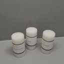 3x6 Inch White Pillar Candles - Set of 3, Hand-Poured Unscented, Long Burning, Smokeless Dripless for Dinner Table, Wedding, Home, Bathroom, Rustic Decor