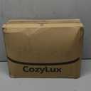 CozyLux Oversized King Comforter Set Dark Grey, 3 Pieces 120x98 Solid Breathable Bedding Sets All Seasons, Dark Gray Luxury Soft Lightweight Bed Set with Down Alternative Comforter and 2 Pillowcases