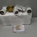 Crystal Bathroom Light Fixtures Over Mirror, Gold 3-Light Bathroom Vanity Lights Over Mirror Modern Wall Lighting Sconces with Ceramic E26 Base (Bulbs Not Include)