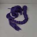 morvally 33.5 Inches Purple Long Braided Ponytail Wig - Anime Cosplay Wigs for Halloween Costume Party (Purple)