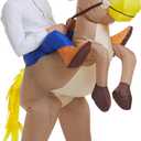 YEAHBEER Inflatable Unicorn Costume Halloween Cosplay Fantasy Costumes (Adult Horse)