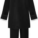 ReliBeauty Abraham Lincoln Costume Kids Douglass Costume for Boys (140)