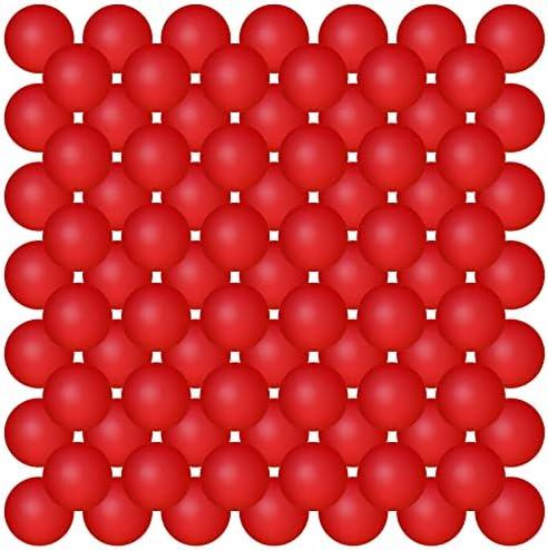 Hanaive 100 Pack Table Tennis Balls Multi Colored 40mm Plastic Balls Bulk Washable Small Game for Carnival Pool Games, Party Decoration Pet Toy