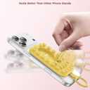 Syncwire Magnetic Phone Grip for MagSafe, Magsafe Suction Phone Grip with Silicone Cup, Dual Ring Phone Holder for Mirror Selfie & Video Recording, Removable Hands-Free, 2.68 x 3.66, Sunshine Yellow