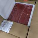 Country Living 24-in W Deep Red Free standing Infrared quartz Flat Wall Electric Fireplace with Remote Control Included