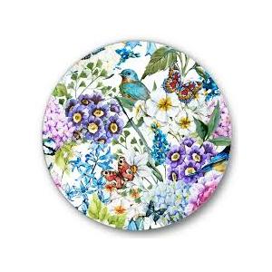 Ceramic And Cork Flowers and Birds