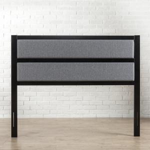 ZINUS Jessica Modern Studio Upholstered Metal Headboard, Twin (Classic Styling to Match Any Dcor)