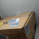 COLAMY Modern Wingback Living Room Chair, Upholstered Fabric Accent Armchair, Single Sofa Chair with Lounge Seat and Wood Legs for Office/Bedroom/Reading Spaces, Beige (Set of 1)