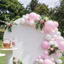 6.6 FT Round Backdrop Cover White Spandex Round Arch Cover Fitted Stretch Wedding Arch Backdrop Covers for Baby Shower Bridal Shower Birthday Party Gender Reveal Decoration