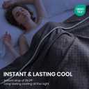Topcee Cooling Blanket King Size- 100"x90" Summer Cooling Blanket for Hot Sleepers Arc-Chill Q-Max >0.45 Cool Fiber for Night Sweats, Soft Lightweight Sofa Blankets for Kid Adults