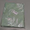 Tablecloth Circular Vinyl-Lined Flannel Tablecloth with Elastic Edge Design, Waterproof, Oil Resistant, wipeable and Reusable (Mimosa, for Up to 36-44 Inch Round Table)