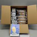 HiBay 4 Inch LED Recessed Lights, 1200LM 12W Eqv 150W, 5000K Dimmable Canless Recessed Lighting Fixtures, Wood Grain Wafer Downlights Rustic Farmhouse Style, 12 Pack