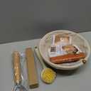 Superbaking Banneton Bread Proofing Basket, Sourdough Bread Baking Supplies, Round 9 Inch Sourdough Starter Kit, Proofing Basket for Baking, Bread Making Supplies Tools, Banneton Basket Gift Set