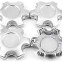 GTOWNWORKS 4PCS Wheel Center caps for 2005-2015 Tacoma 16 inch 6 Lug Alloy Rim 42603-AD060 Center Hubcaps Silver Center Cover Replacement