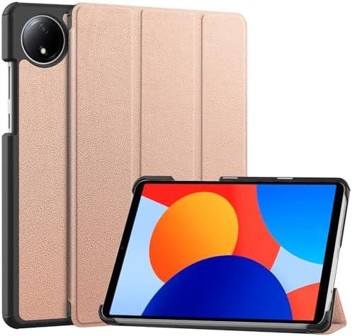Smart Case for Xiaomi Redmi Pad SE 8.7'' 2024, Ratesell Lightweight Trifold Stand Smart Case Cover with Auto Wake/Sleep for Xiaomi Redmi Pad SE 8.7'' Rose Gold, 2 Packs