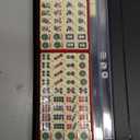 Yellow Mountain Imports Mini American Mahjong Travel Game Set with Nylon Case, Racks, Wind Indicator and Dice