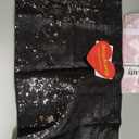 ShiDianYi 14" x 108" Black-Sequin Wedding Table Runner - Glitter, Halloween Decoration