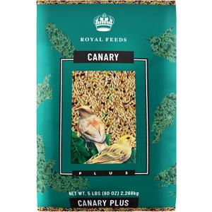 Canary Plus 5 Lbs, Premium Mixed Birdseed, Canary Bird Food with Essential Vitamins and Minerals, Healthy Balanced Nutrition, Supports Daily Energy & Growth, Bird Seed for Pet Birds