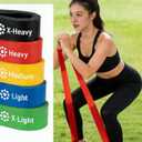 2 x Resistance Band Fitness Set, Multi-Functional Home Workout Bands, Exercise Equipment for Strength Training, Yoga & Pilates, Unisex