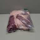 Women Long Sleeve Dress Casual A Line Maxi Dresses Plus Size Women Wedding Guest Dress Purple Pink, L