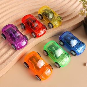 Fun Express Transparent Pullback Cars Set - Assorted Toy Vehicles Cars Boats & Racers for Kids - Perfect Playtime Birthday Parties Party Favors Gifts & Collecting - Colorful & Engaging Fun - 12 Pieces, 2 Pack 