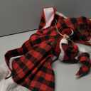 Dog Cat Christmas Winter Plaid Hoodie Coat for Pet - Santa Claus Running Xmas Dog Clothes XXXL